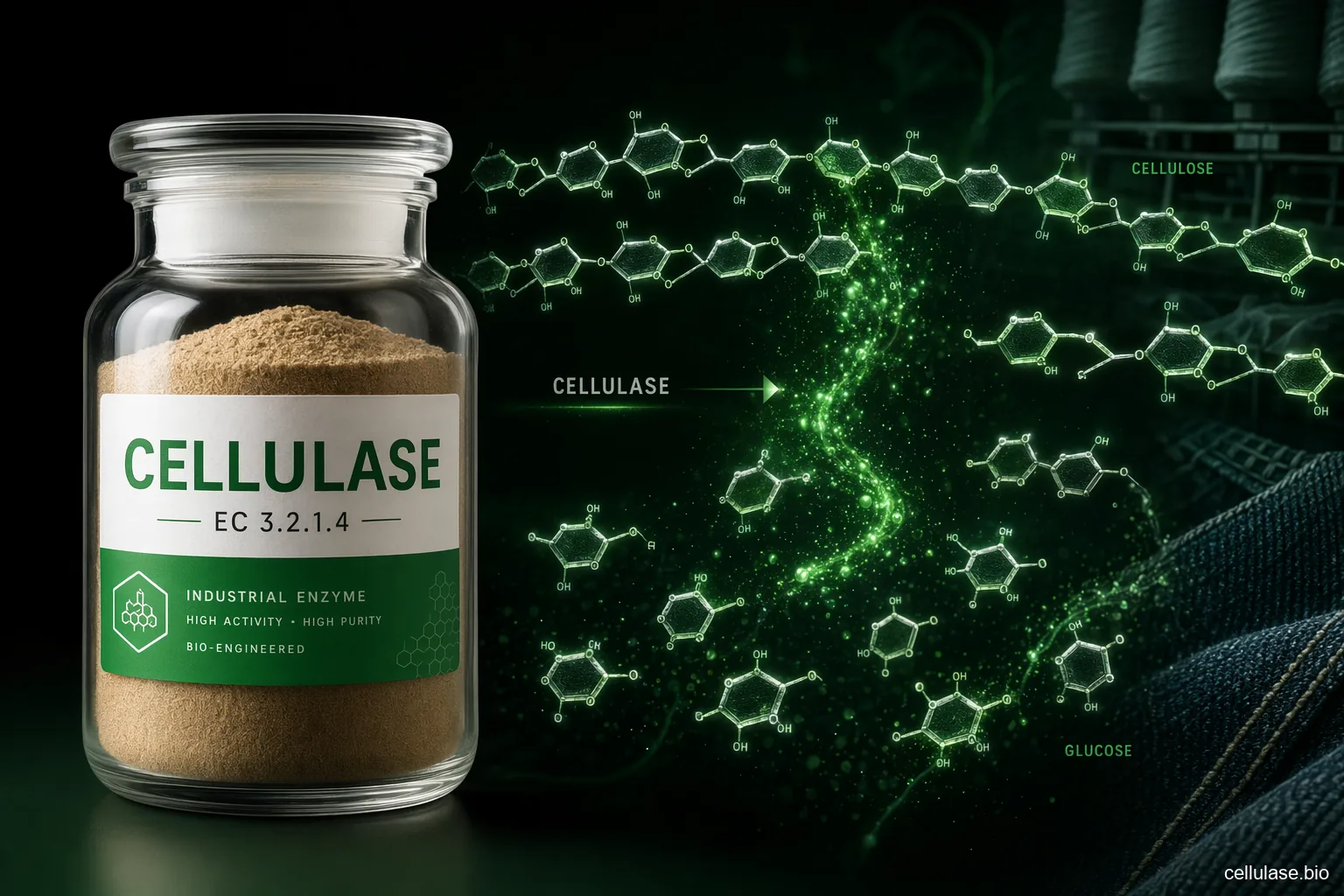Poudre d’enzyme cellulase